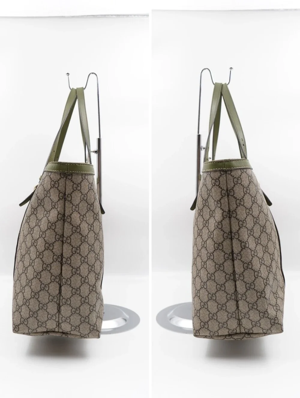 CN35 💟 GUCCI GG Supreme Monogram Nice Tote